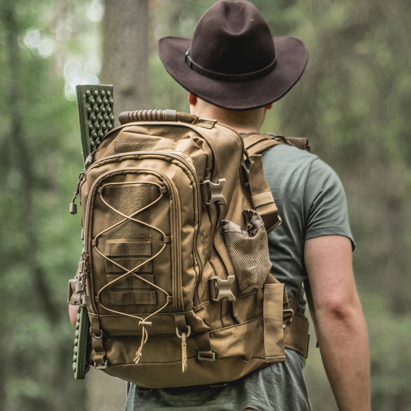 LQARMY Tactical Backpack Outdoor Hiking Bag Large Capacity