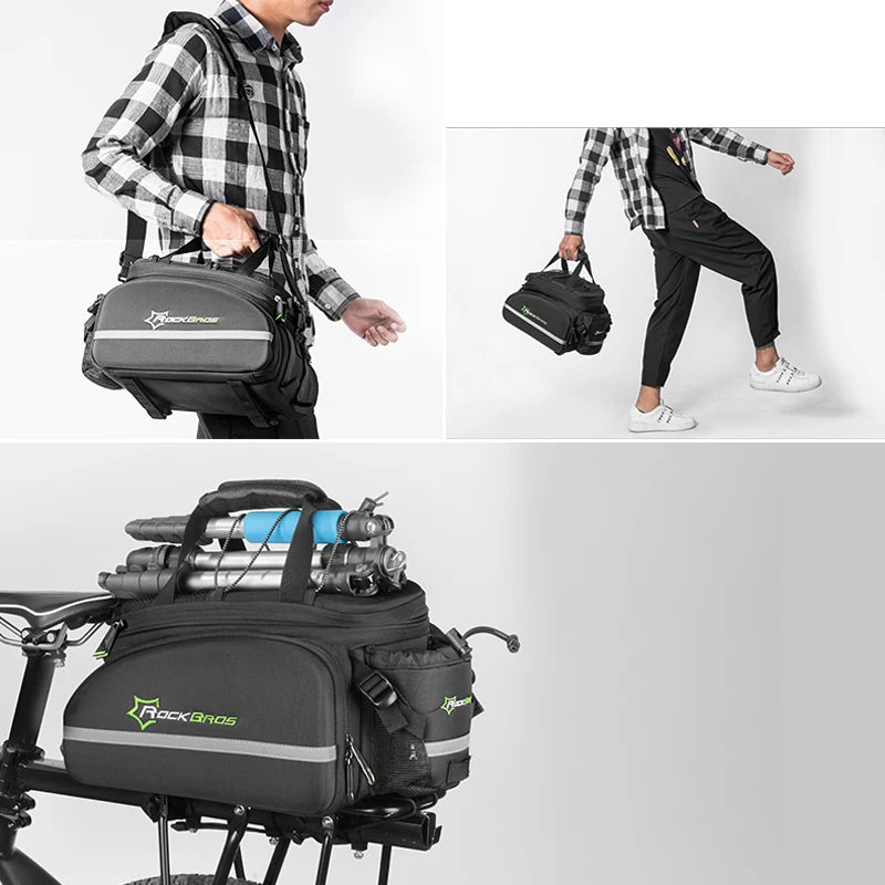 Rockbros Waterproof Bike Panniers Multi-Function Cargo Carrier Bags - Safety First Gear 25
