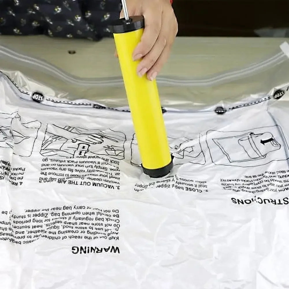 XMSJH Vacuum Storage Bags Set With Manual Pump Space Saver