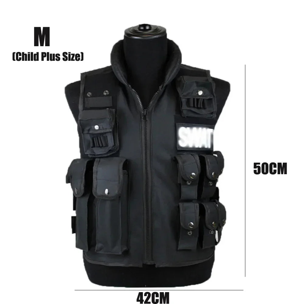 Hign-concerned SWAT Multi Pockets Tactical Vest For Outdoor - Safety First Gear 25