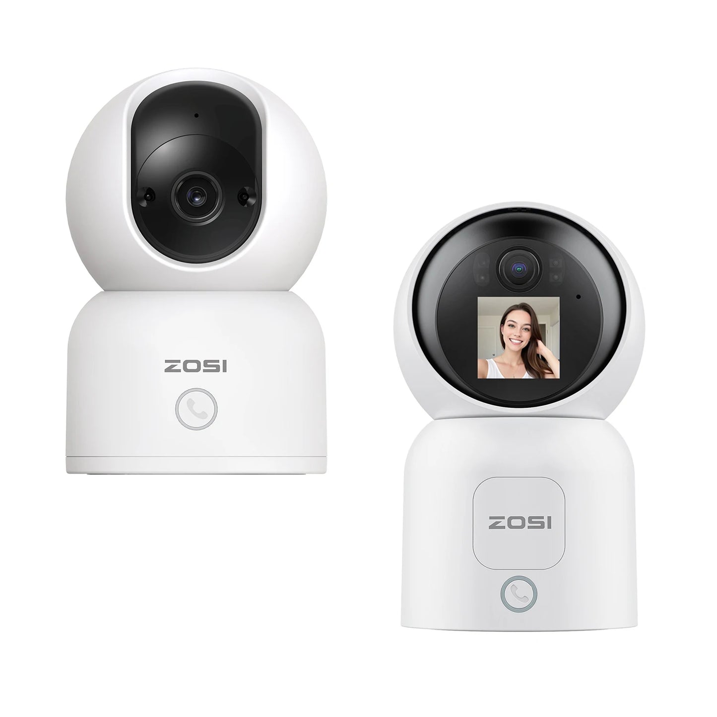 ZOSI 360 Smart Home Security Camera PTZ Auto Tracking AI