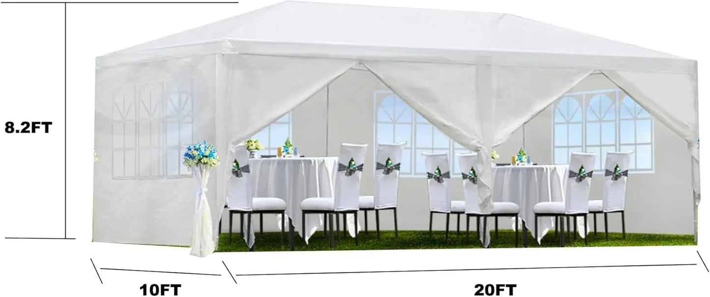 Outdoor Canopy Waterproof Tent With Removable Sidewalls And Windows Wedding - Safety First Gear 25