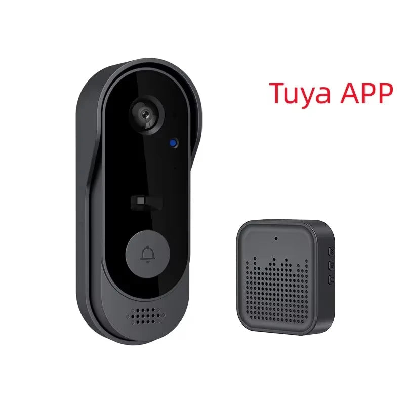 Tuya WiFi Doorbell 1080P HD Camera Waterproof MicroSD Cloud