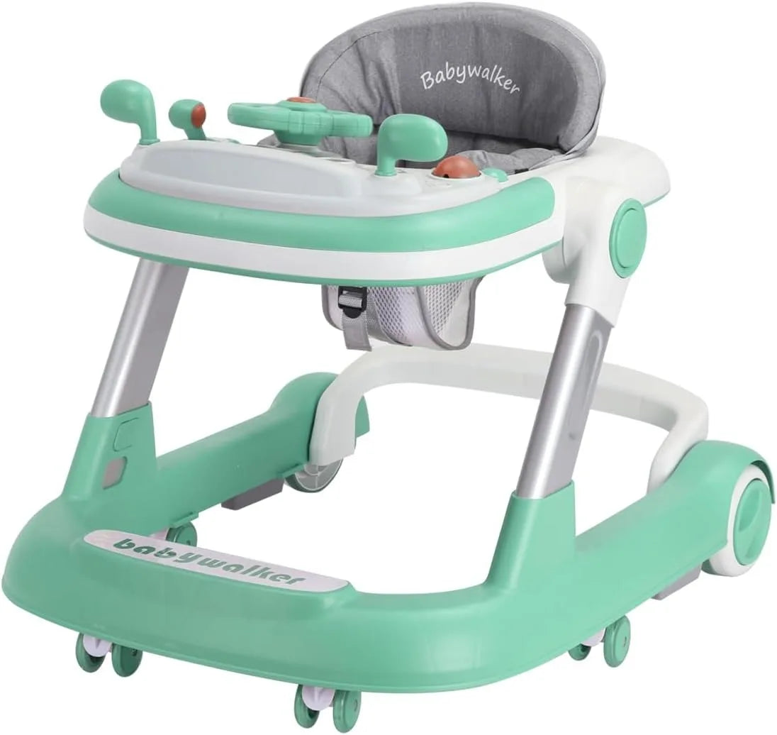 2 in 1 Baby Walker with Removable Feeding and Music Tray - Safety First Gear 25