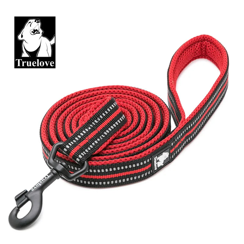 TRUELOVECN Truelove Reflective Nylon Dog Leash Padded Handle