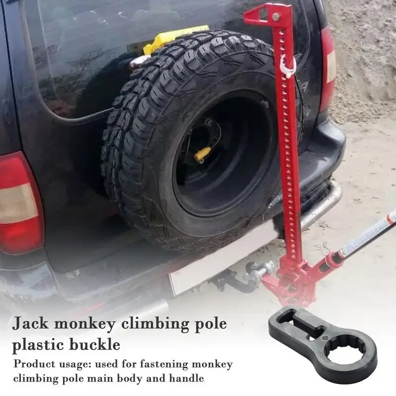 Lift Jack Handle Mount Bracket For Safer Offroad Use