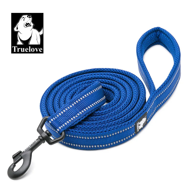 TRUELOVECN Truelove Reflective Nylon Dog Leash Padded Handle