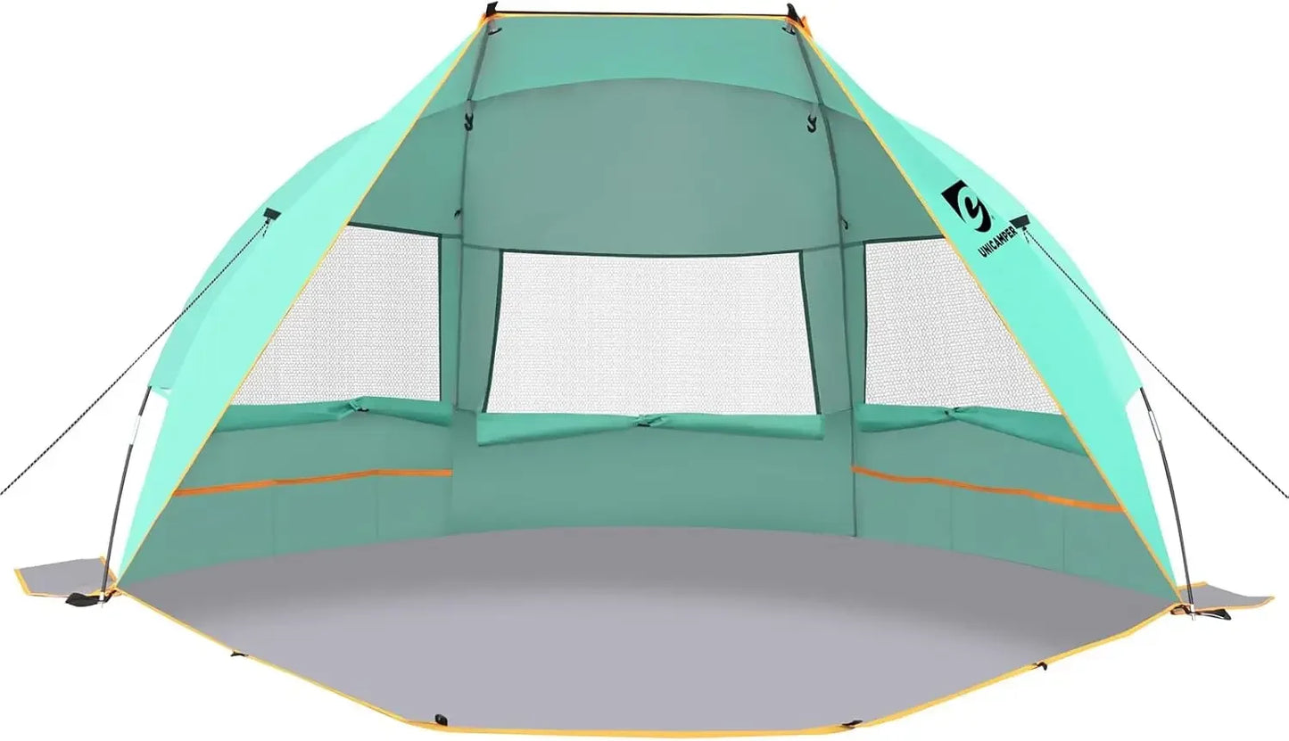 Unp Beach Tent Sun Shelter UPF 50+ With Mesh Windows - Safety First Gear 25