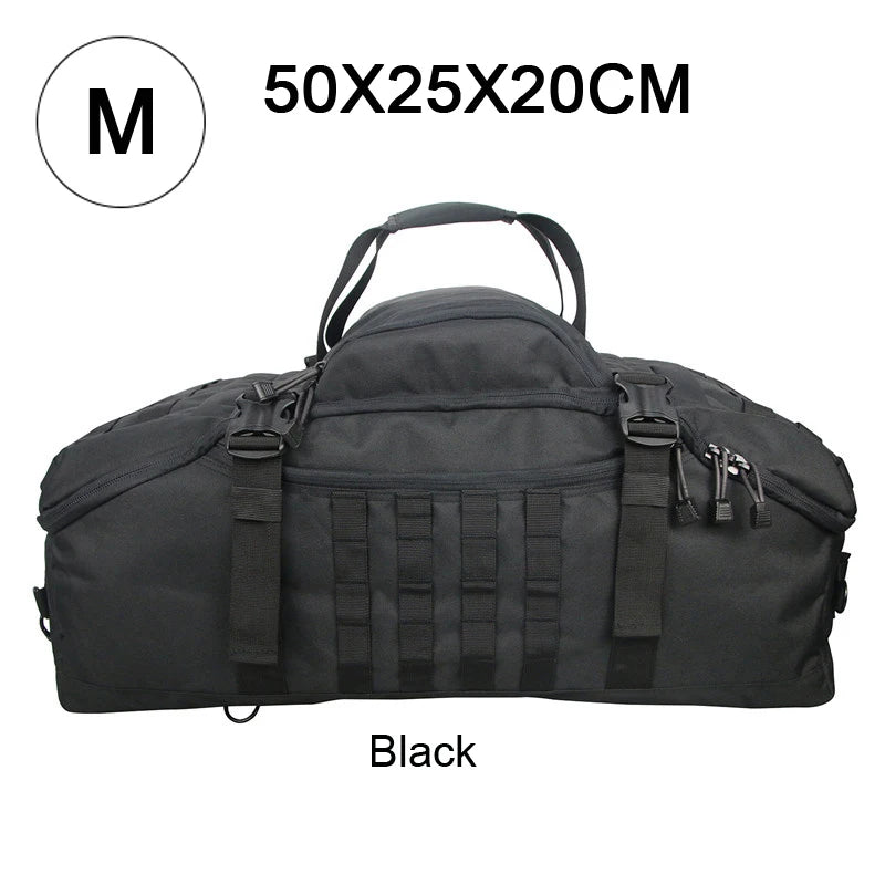 QCN Molle Tactical Travel Duffle Bag Gym Camping