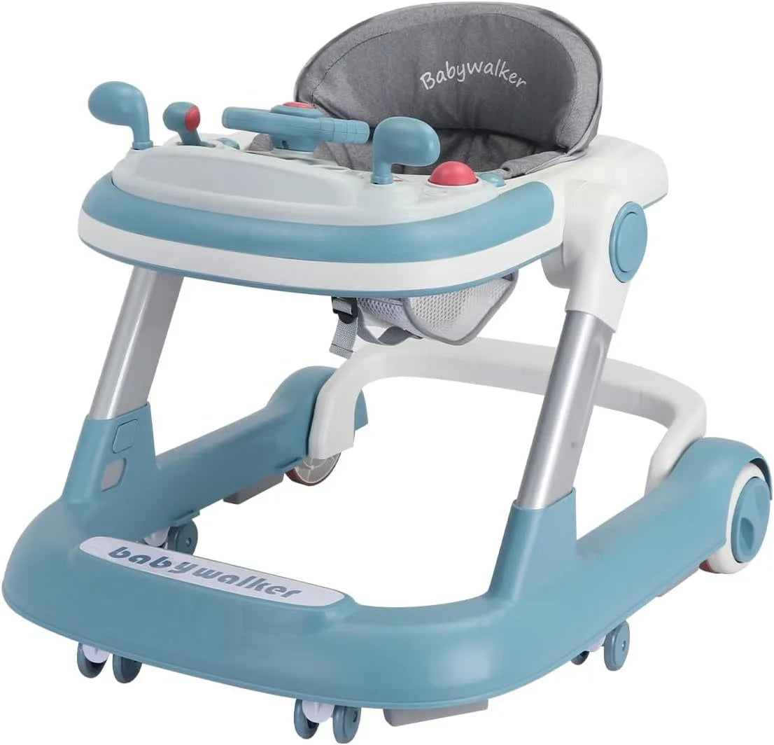 2 in 1 Baby Walker with Removable Feeding and Music Tray - Safety First Gear 25