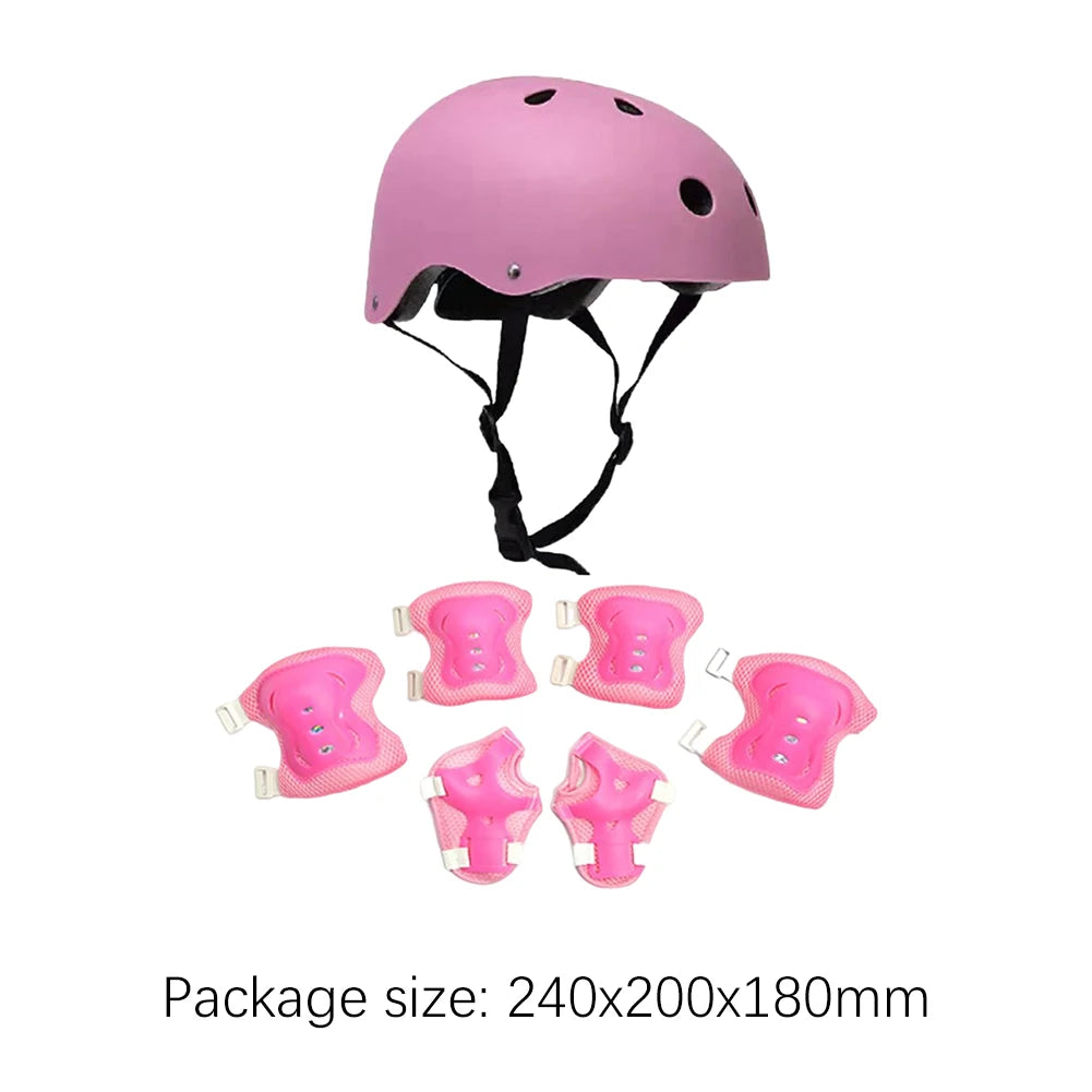 JOCESTYLE Kids Bike Helmet And Protective Gear Set Complete