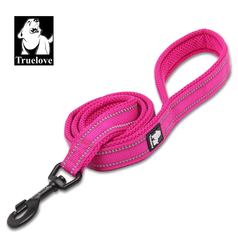 TRUELOVECN Truelove Reflective Nylon Dog Leash Padded Handle