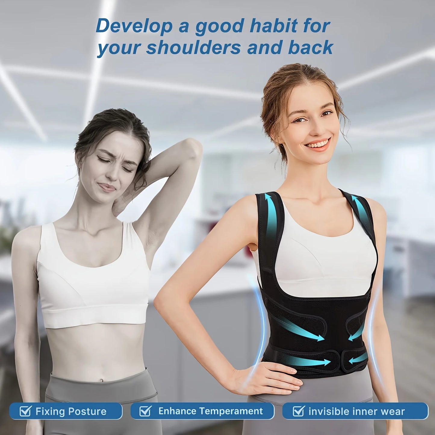 Hign-concerned Back Posture Corrector Unisex Support