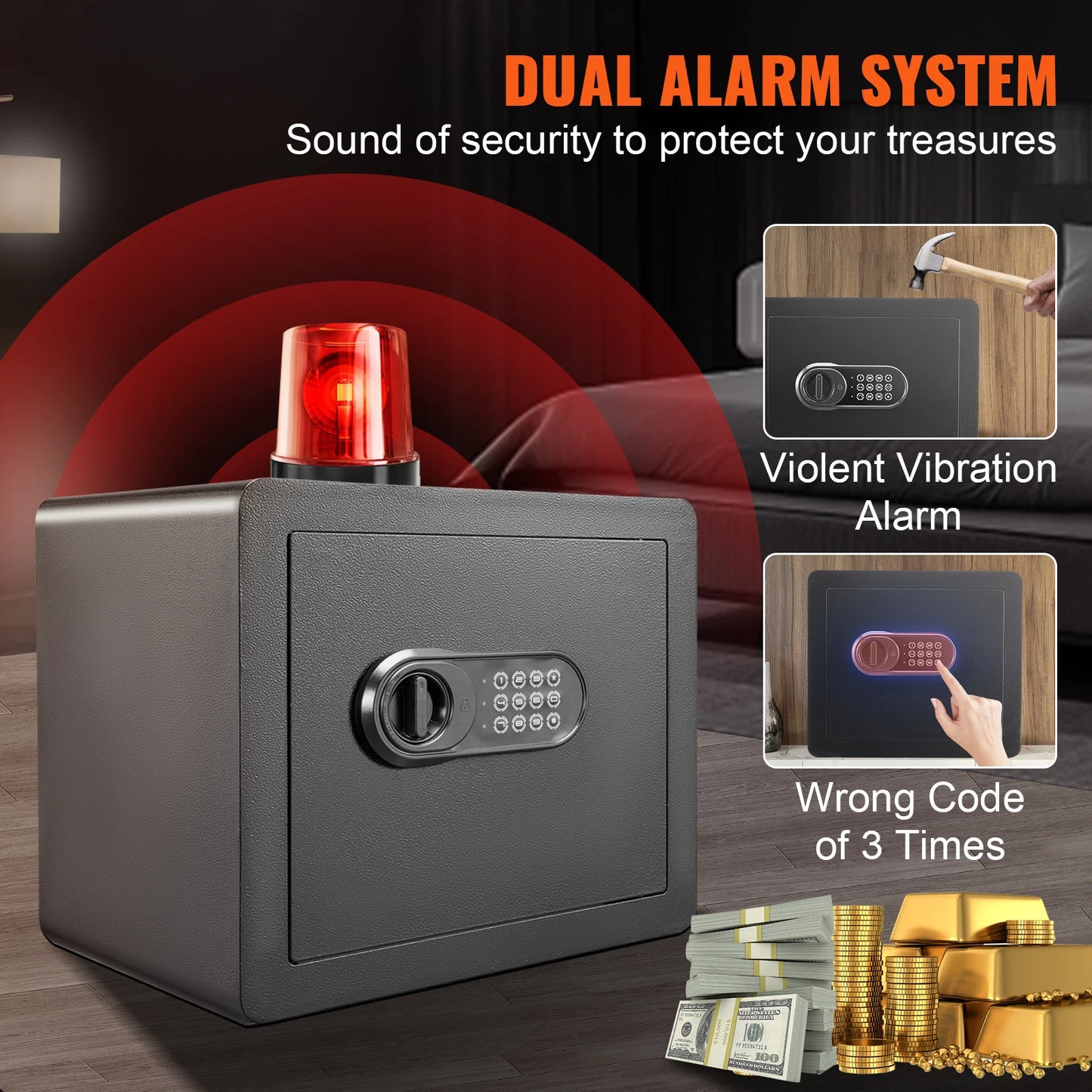 SucceBuy Electronic Safe Deposit Box With Digital Access
