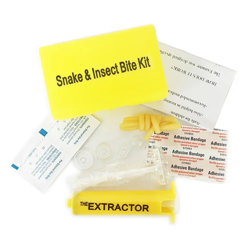 Venom Extractor First Aid Kit For Bites And Stings - Safety First Gear 25
