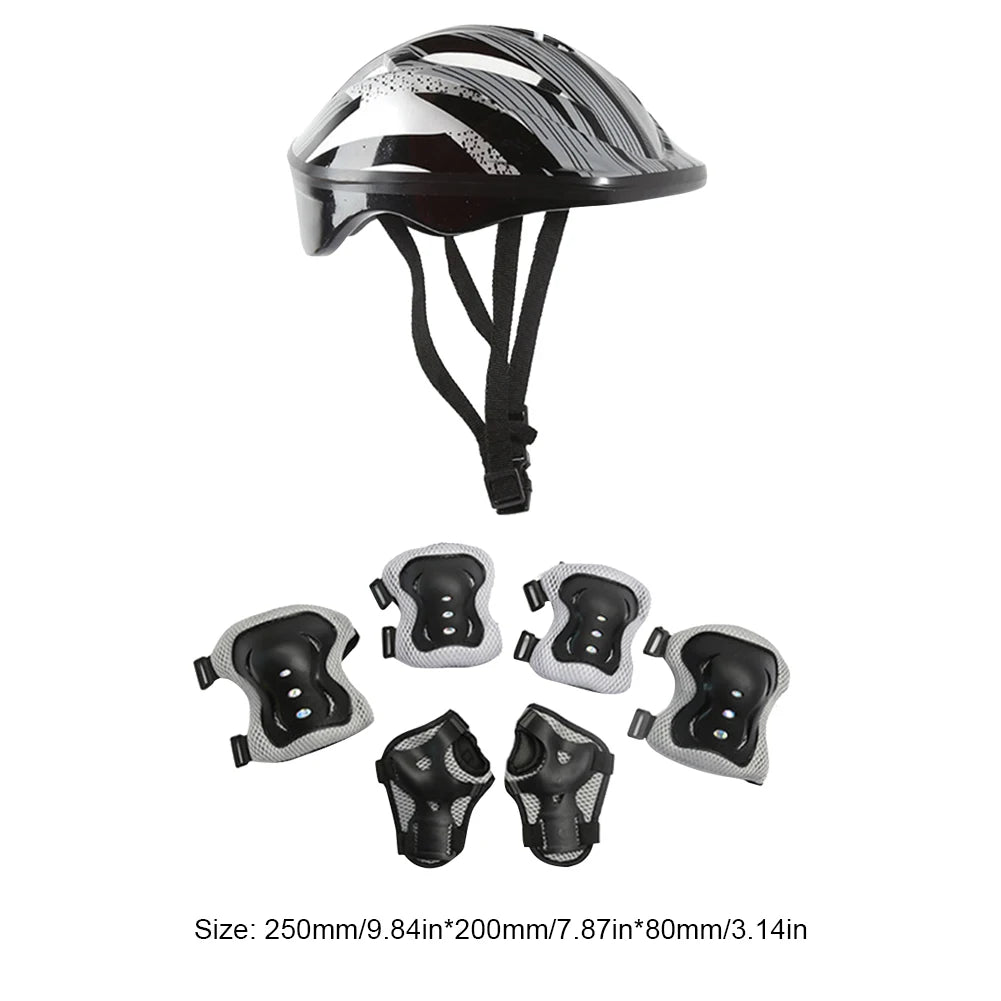 JOCESTYLE Kids Bike Helmet And Protective Gear Set Complete