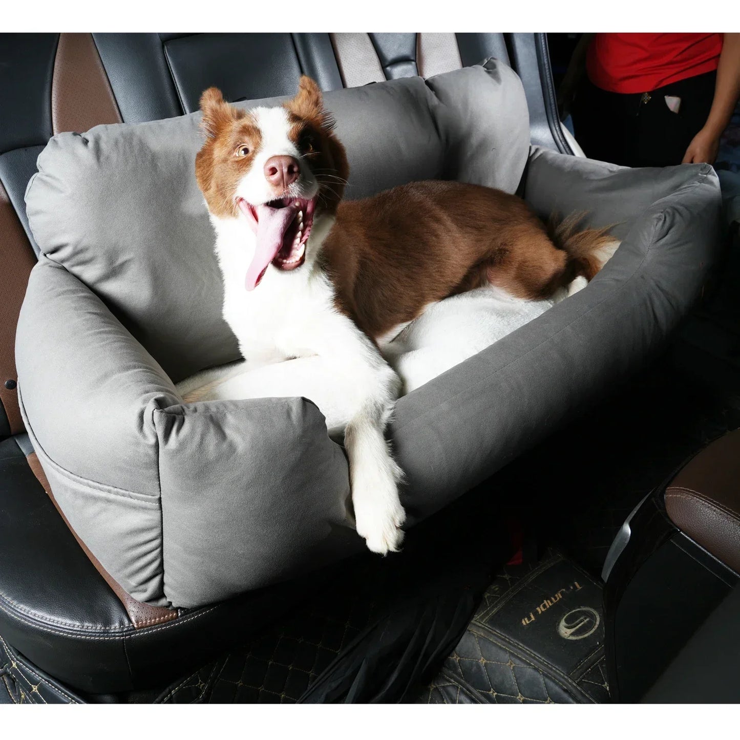 Large Dog Carrier Travel Hammock Seat Cover for Pets - Safety First Gear 25