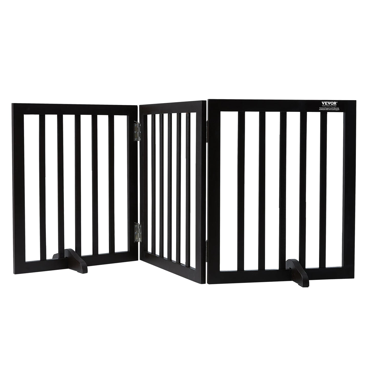 VEVOR Freestanding Dog Gate For Narrow Passages 3 Panels