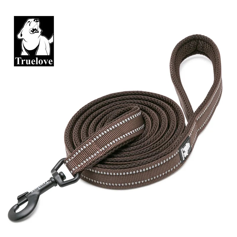 TRUELOVECN Truelove Reflective Nylon Dog Leash Padded Handle