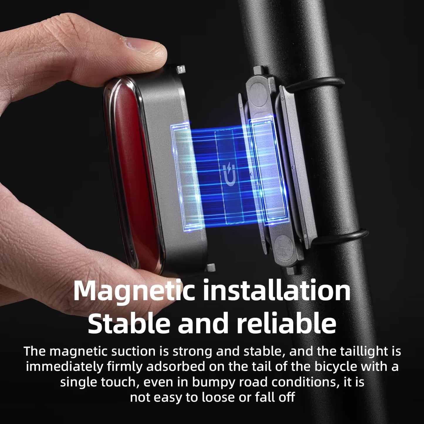 ROCKBROS Magnetic Smart Tail Light Type C Charge 7 Modes - Safety First Gear 25