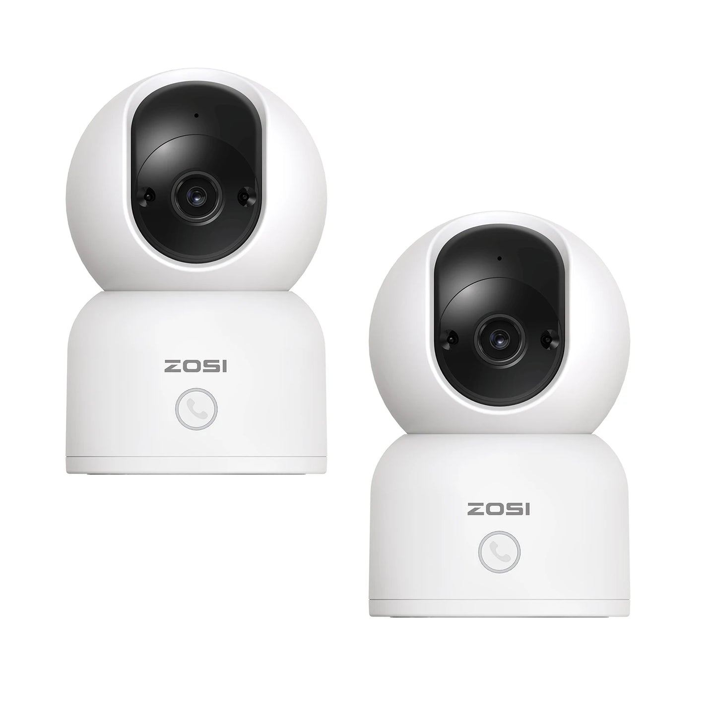 ZOSI 360 Smart Home Security Camera PTZ Auto Tracking AI