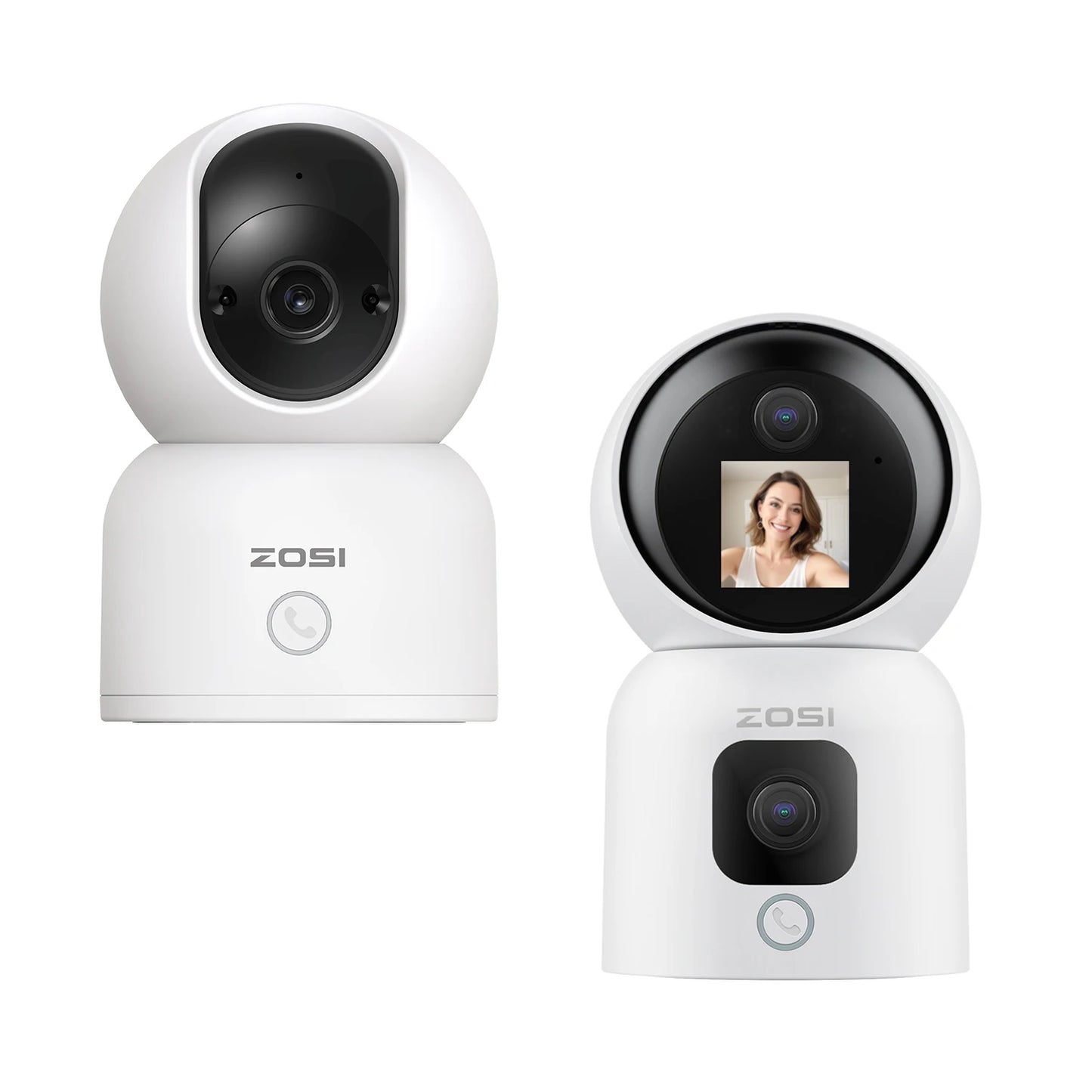 ZOSI 360 Smart Home Security Camera PTZ Auto Tracking AI