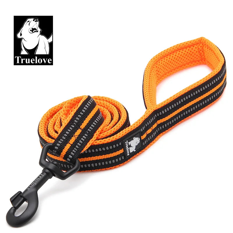 TRUELOVECN Truelove Reflective Nylon Dog Leash Padded Handle