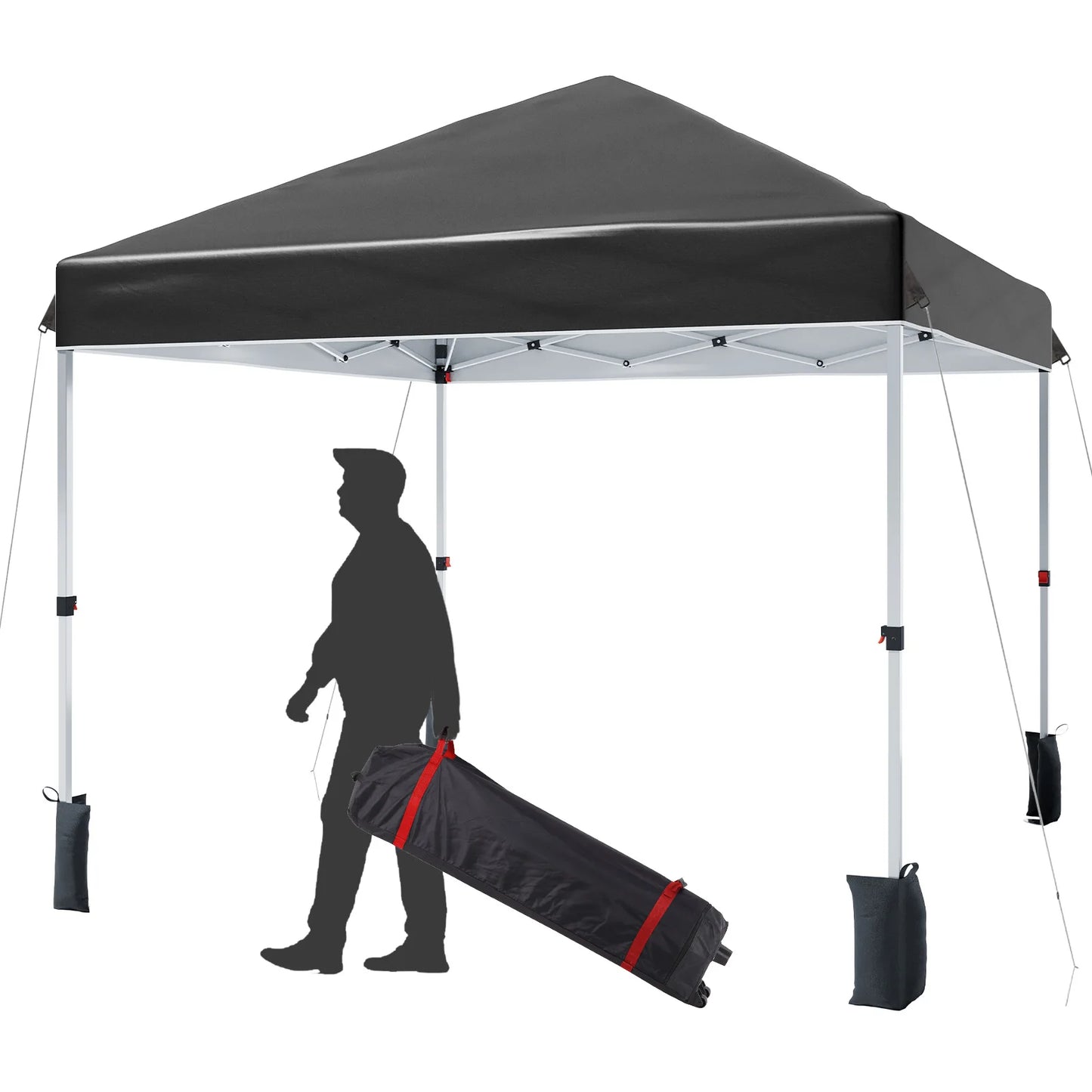HiMISS Center Locking Canopy Tent Outdoor Shelter Waterproof UV - Safety First Gear 25