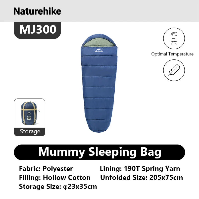 Naturehike Mummy Sleeping Bag Ultra Winter Warm Outdoors - Safety First Gear 25