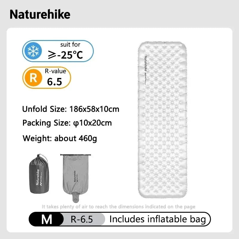 Naturehike R6.5 Ultralight Air Mattress for Camping - Safety First Gear 25