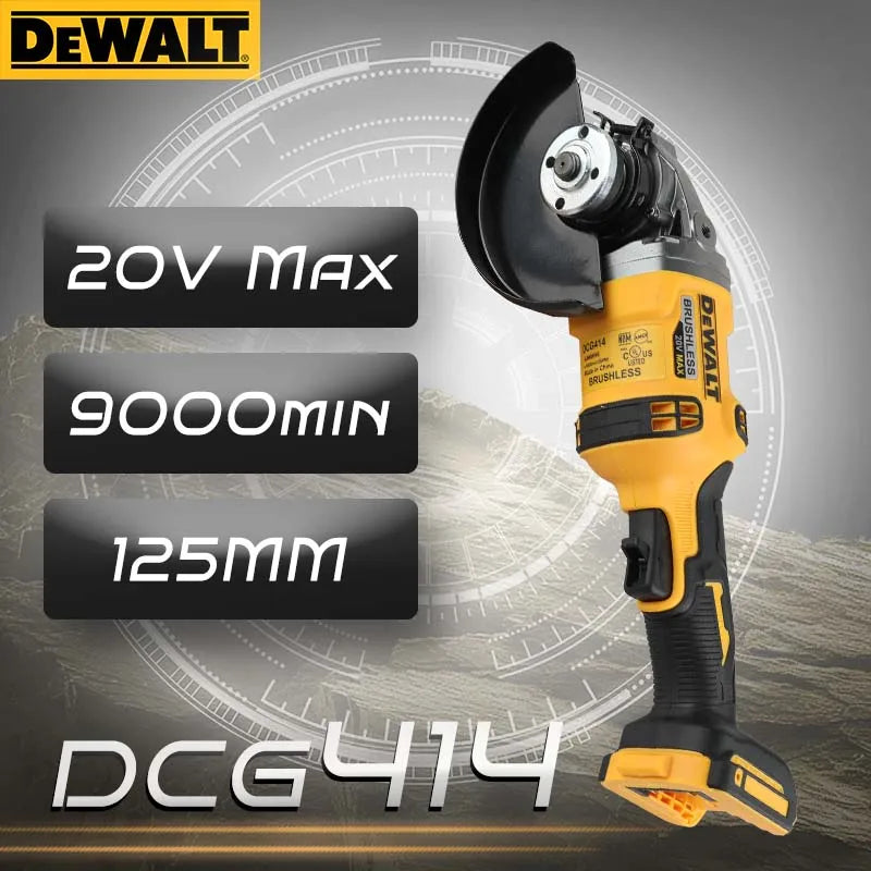 Dewalt DCG414 18V Max XR Brushless Angle Grinder 8800 RPM