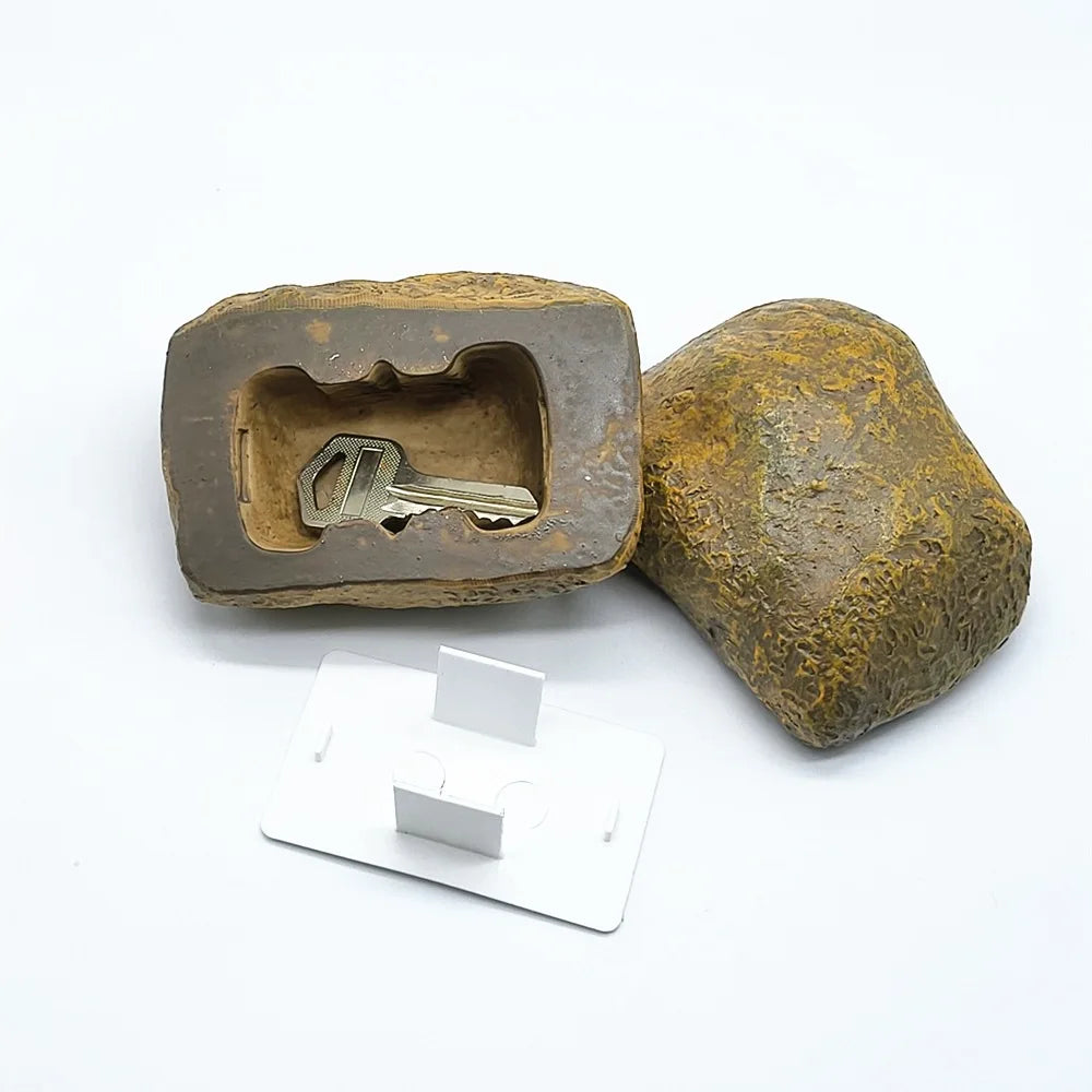 Simulated Stone Hidden Key Storage Box for Private Essentials - Safety First Gear 25