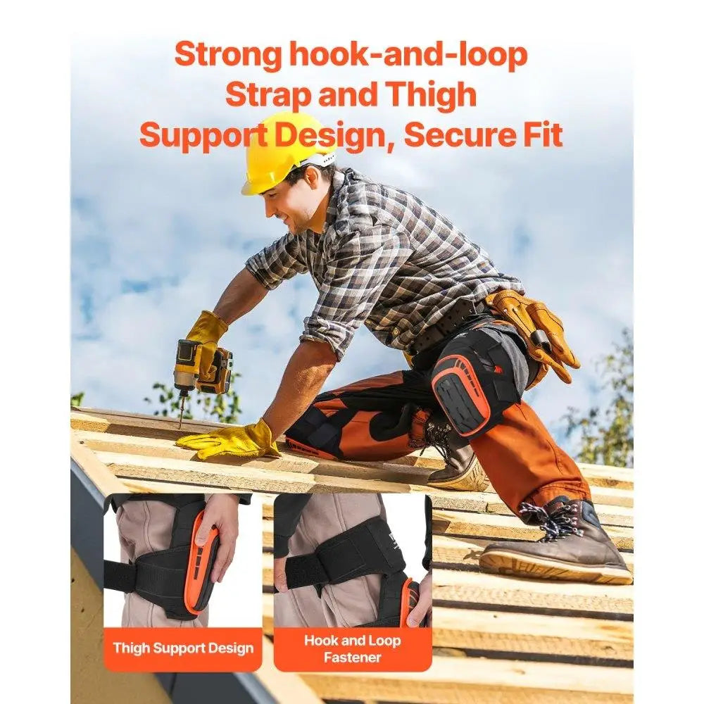 Hign Concerned Chemical Foam Gel Knee Pads Anti Slip Straps