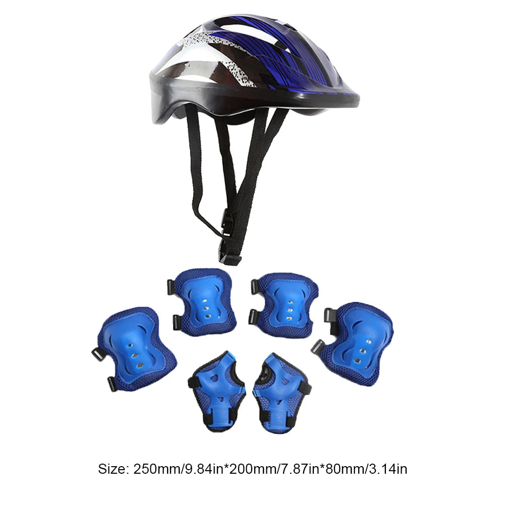 JOCESTYLE Kids Bike Helmet And Protective Gear Set Complete