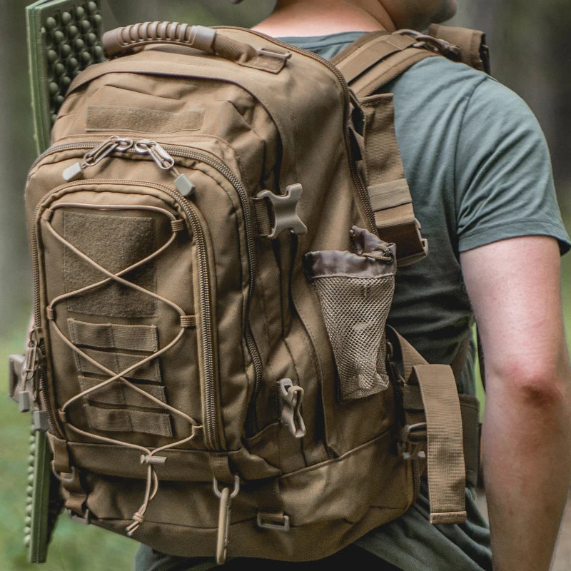 LQARMY Tactical Backpack Outdoor Hiking Bag Large Capacity
