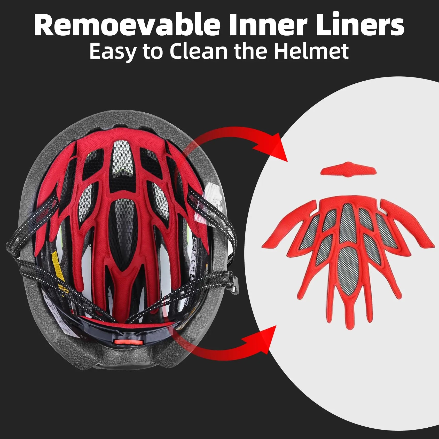 SHINMAX Unisex Bicycle Helmet With Glasses And Light - Safety First Gear 25