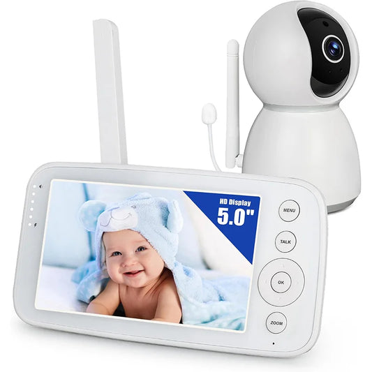 Baby Monitor Camera with 5 Inch Screen and Night Vision - Safety First Gear 25
