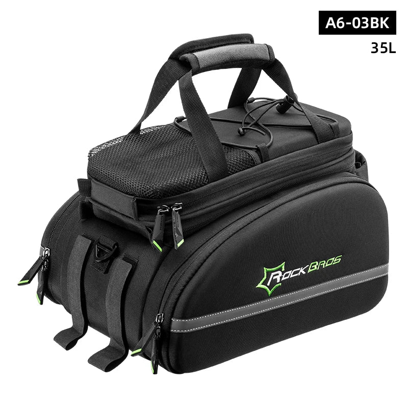 ROCKBROS Waterproof Bicycle Bag Trunk Pannier for Travel - Safety First Gear 25