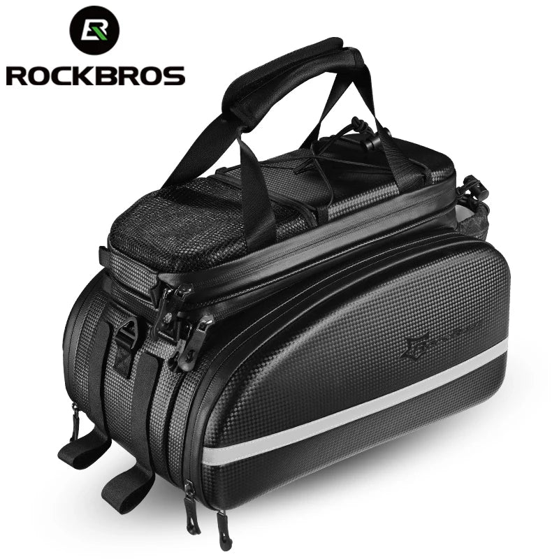 ROCKBROS Waterproof Bicycle Bag Trunk Pannier for Travel - Safety First Gear 25