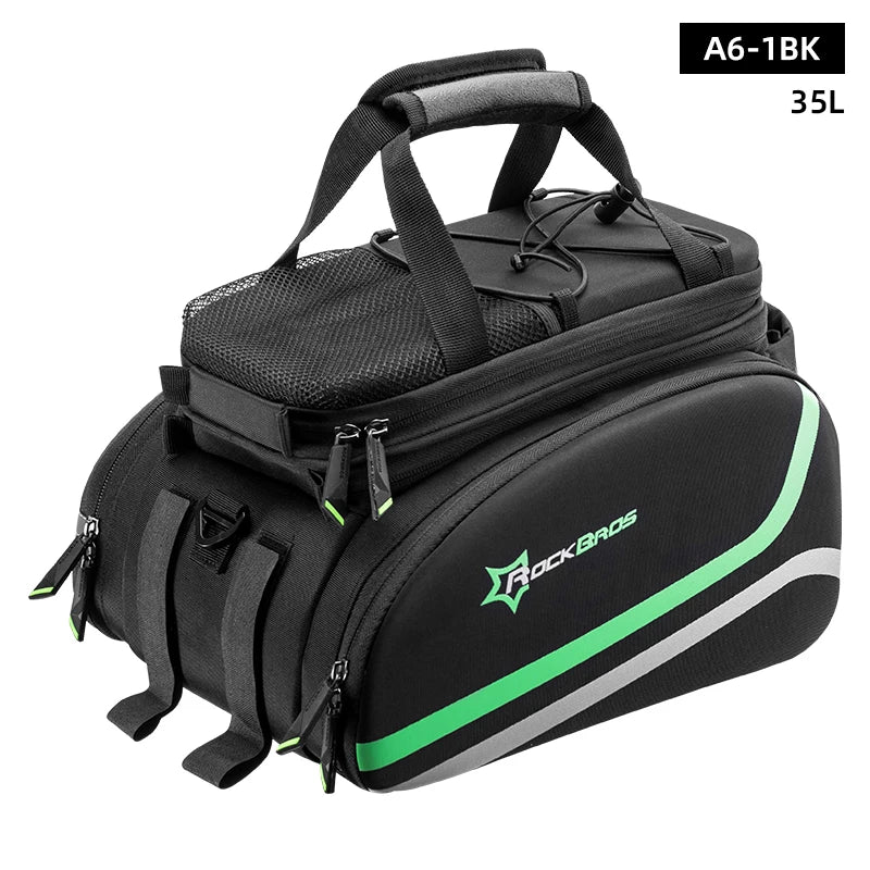ROCKBROS Waterproof Bicycle Bag Trunk Pannier for Travel - Safety First Gear 25