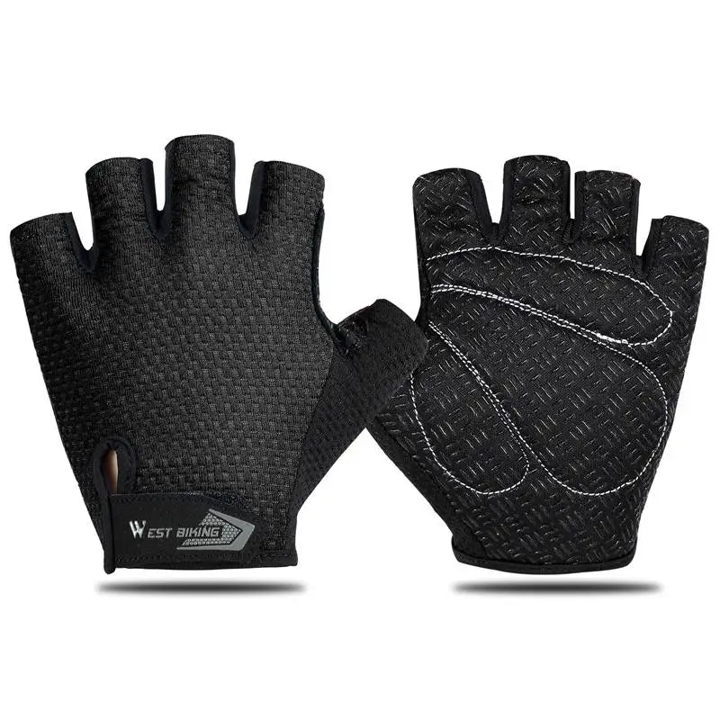 West Biking Half Finger Cycling Gloves Anti Slip MTB - Safety First Gear 25