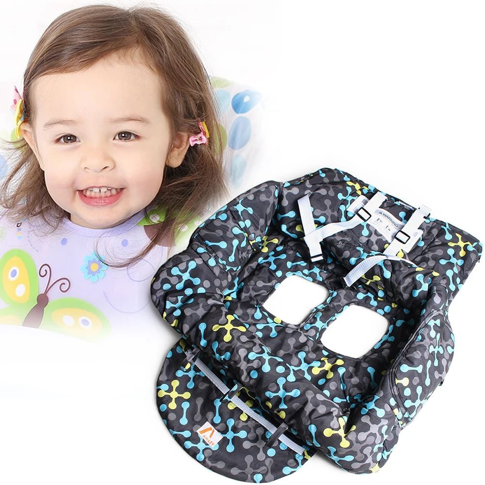 Printed Baby Shopping Cart Cushion for Dining Chair Travel - Safety First Gear 25