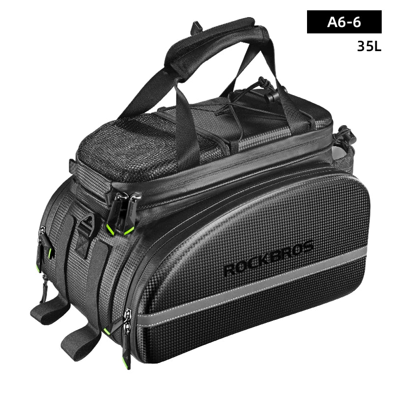 ROCKBROS Waterproof Bicycle Bag Trunk Pannier for Travel - Safety First Gear 25