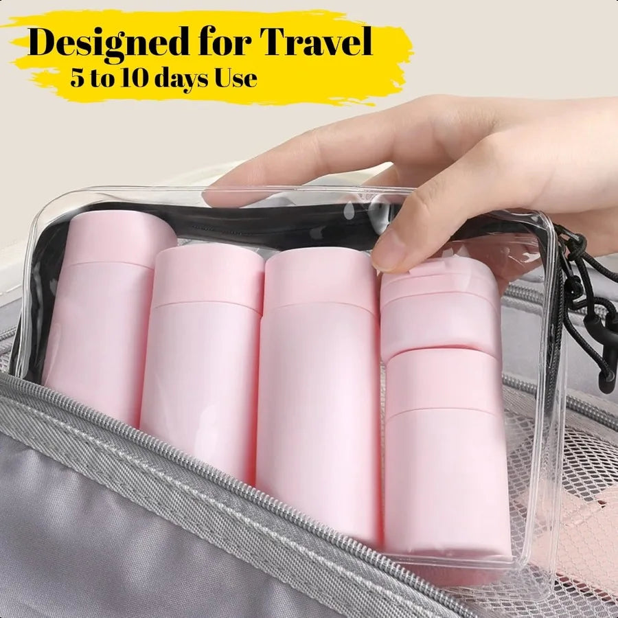 Travel Cream Dispenser Bottles Set for Your Convenient Journey - Safety First Gear 25
