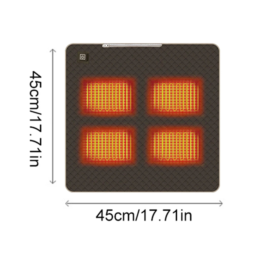 Guangdong 5V USB Heating Pad for Outdoor Camping 3-Temp