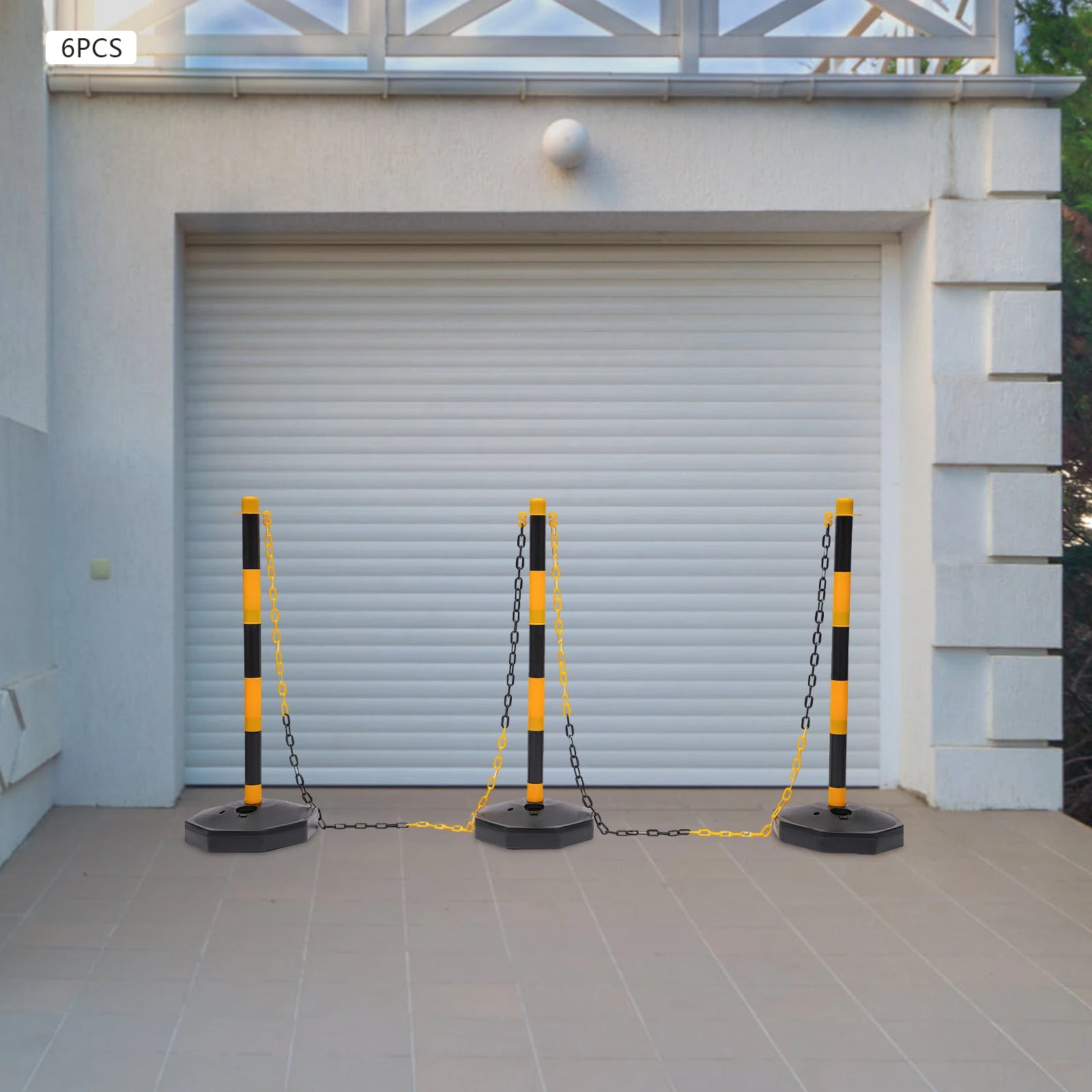 Hign-concerned Traffic Cones With Adjustable Parking Poles - Safety First Gear 25