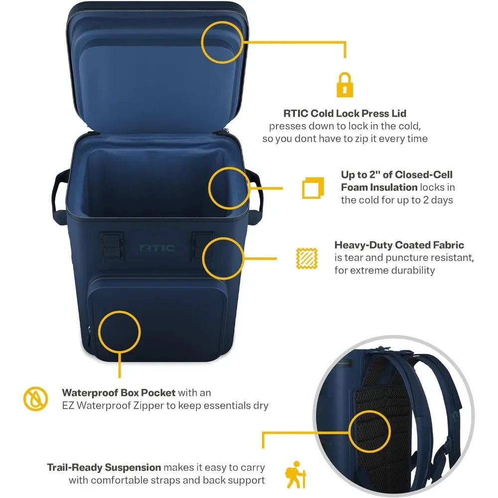 Ultra-Tough Backpack Cooler for Drinks and Lunch on-the-Go - Safety First Gear 25