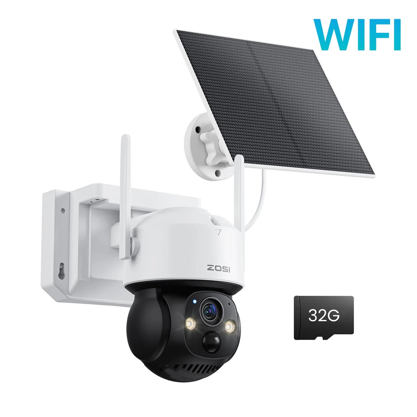 ZOSI 4MP 4G WiFi Outdoor Battery Camera With Solar Charging - Safety First Gear 25