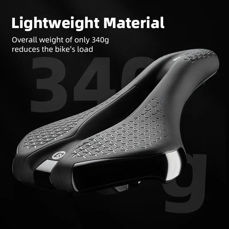ROCKBROS Bicycle Saddle MTB Road Bike Cushion PU Leather - Safety First Gear 25