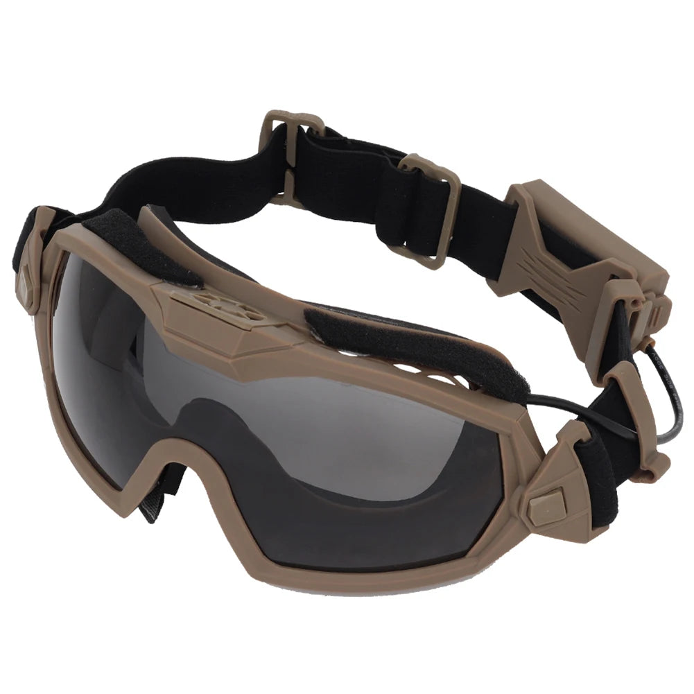 Hign Concerned Airsoft Protective Goggles With Micro Fan - Safety First Gear 25